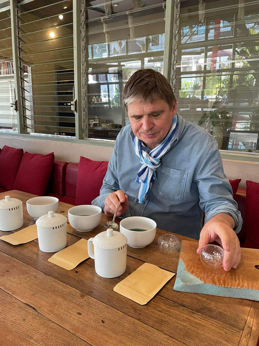 Kenneth working on a new blend coming soon